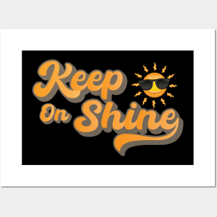 Keep On Shine cool smile Posters and Art